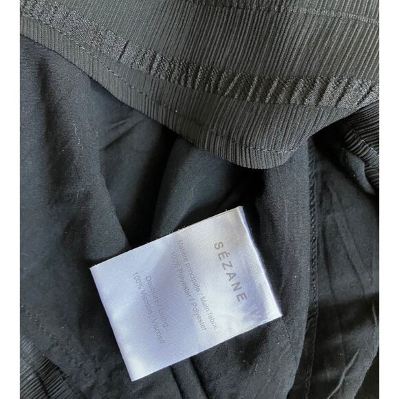 Sezane Grace Blouse Black Size FR 38/ Medium/ US 6 - Picture 8 of 8